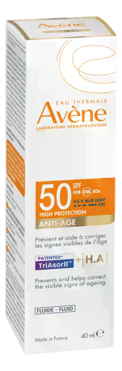SOLAIRE ANTI-AGE SPF 50 émuls fluide   40ml